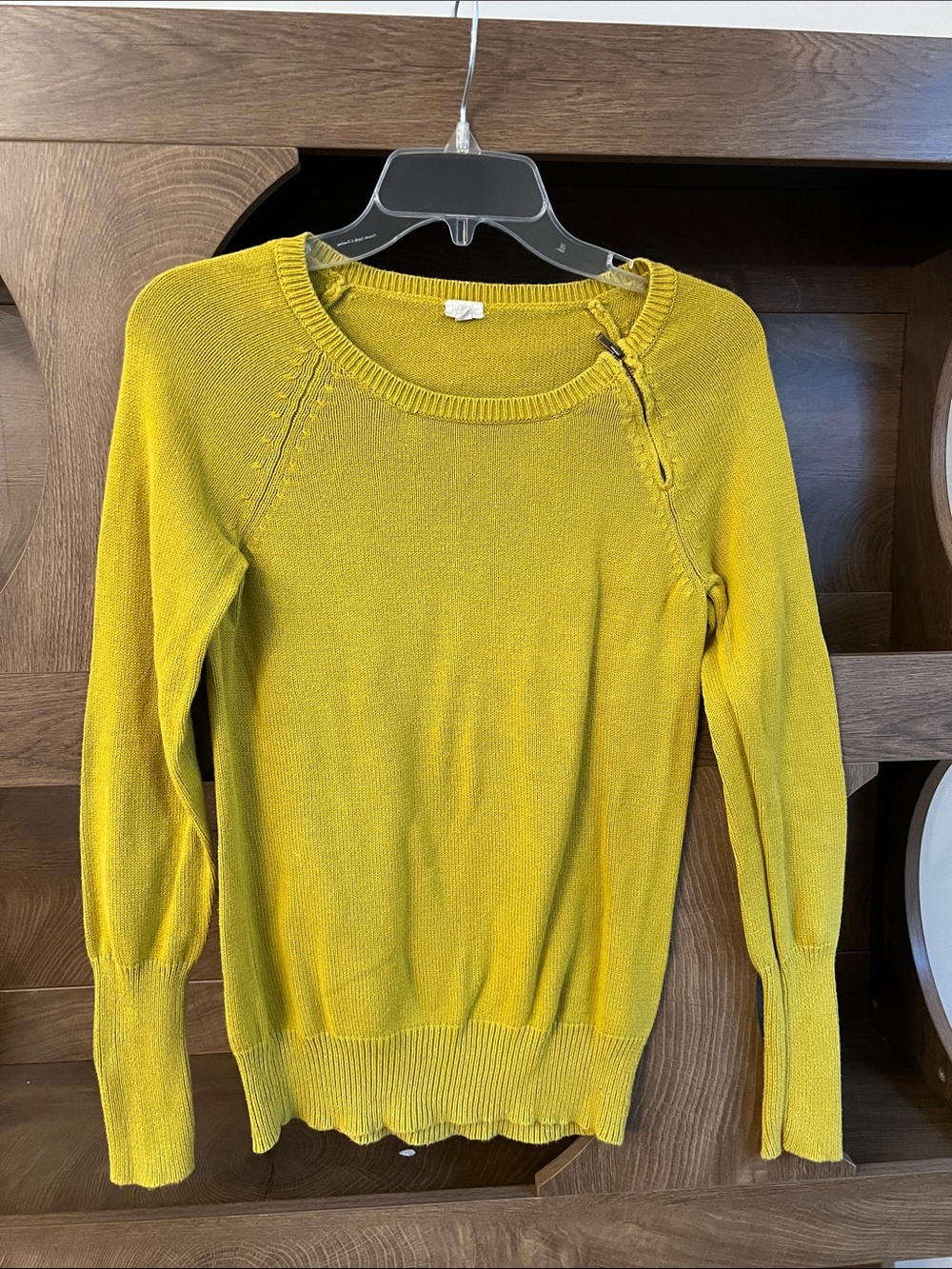 J. Crew Factory Mustard Crewneck Sweater